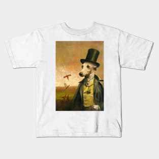 Victorian Whippet Kids T-Shirt
